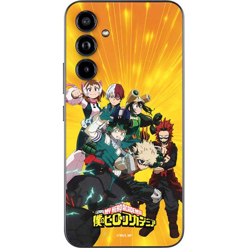 My Hero Academia Deku and Baku Team Season 6 Galaxy A54 5G Skin